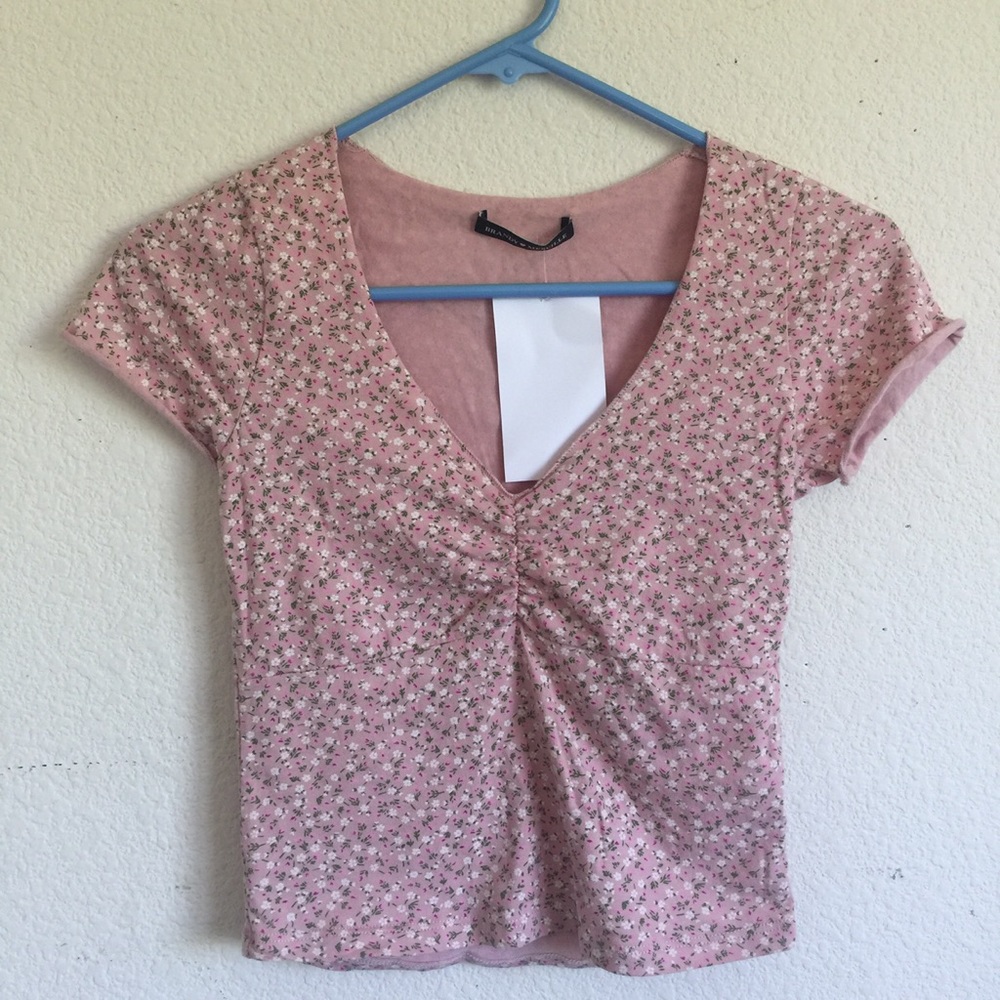 BRANDY GINA TOP - PINK FLORAL
